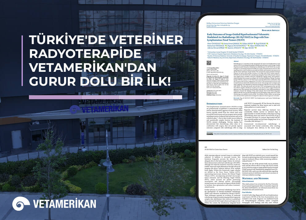 Türkiye de Veteriner Radyoterapide VetAmerikan dan Gurur Dolu Bir İlk!